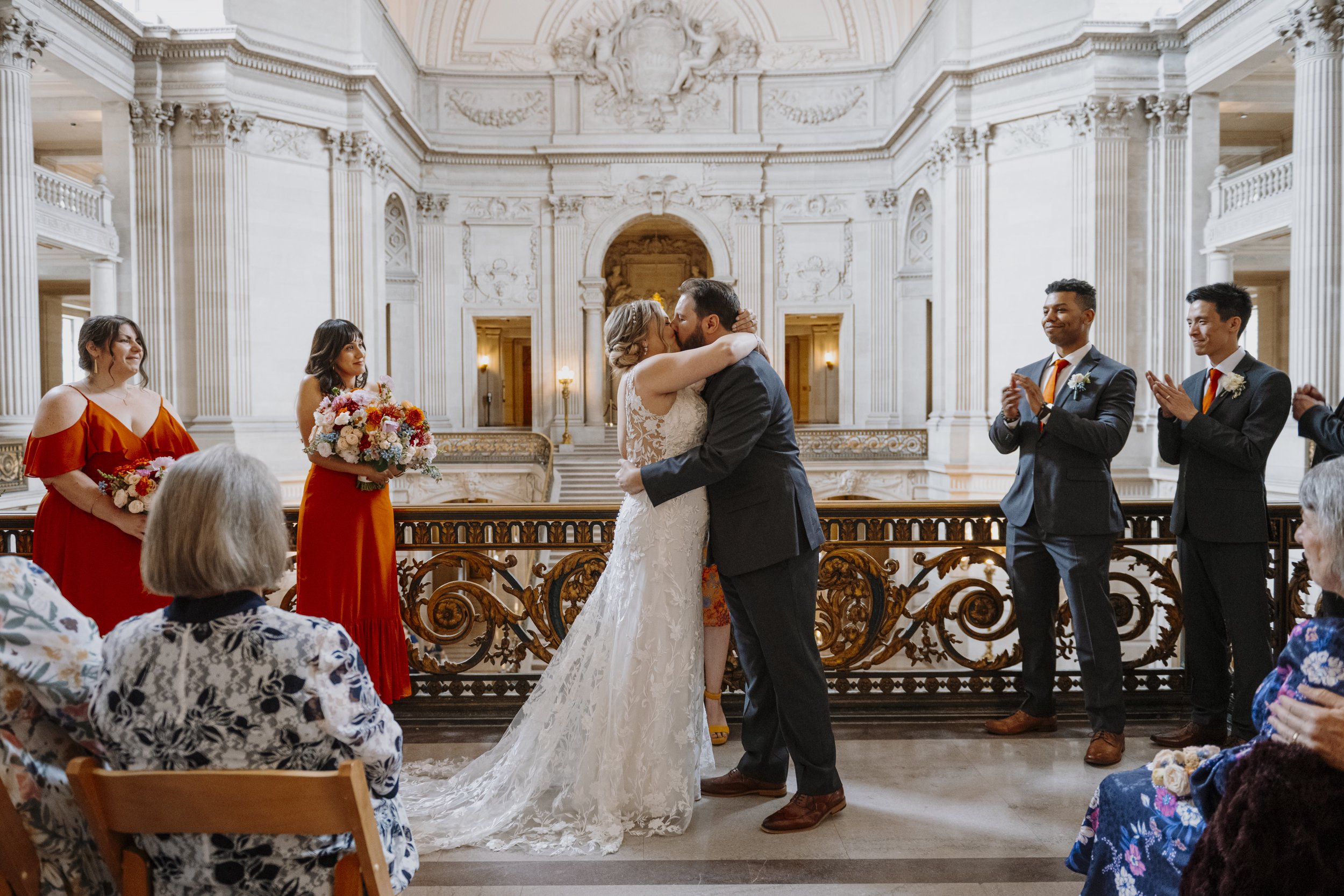 Colorful Fall Wedding at San Francisco City Hall
